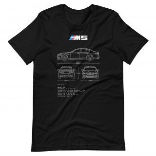 BMW m5 T-shirt with a drawing